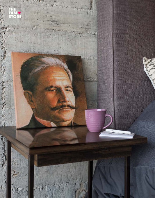 Inspirational Allama Iqbal Premium Canvas Prints