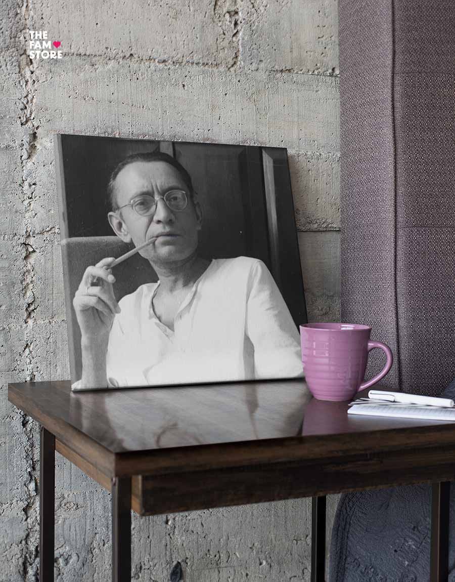 Saadat Hasan Manto Premium Canvas Print