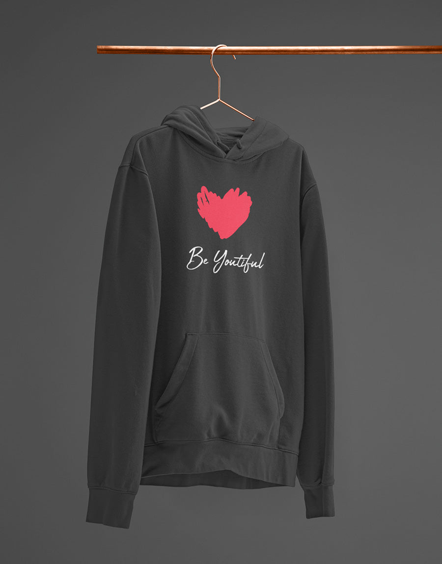 "Be Youtiful" Hoodie - Motivational Quote - The Fam Store