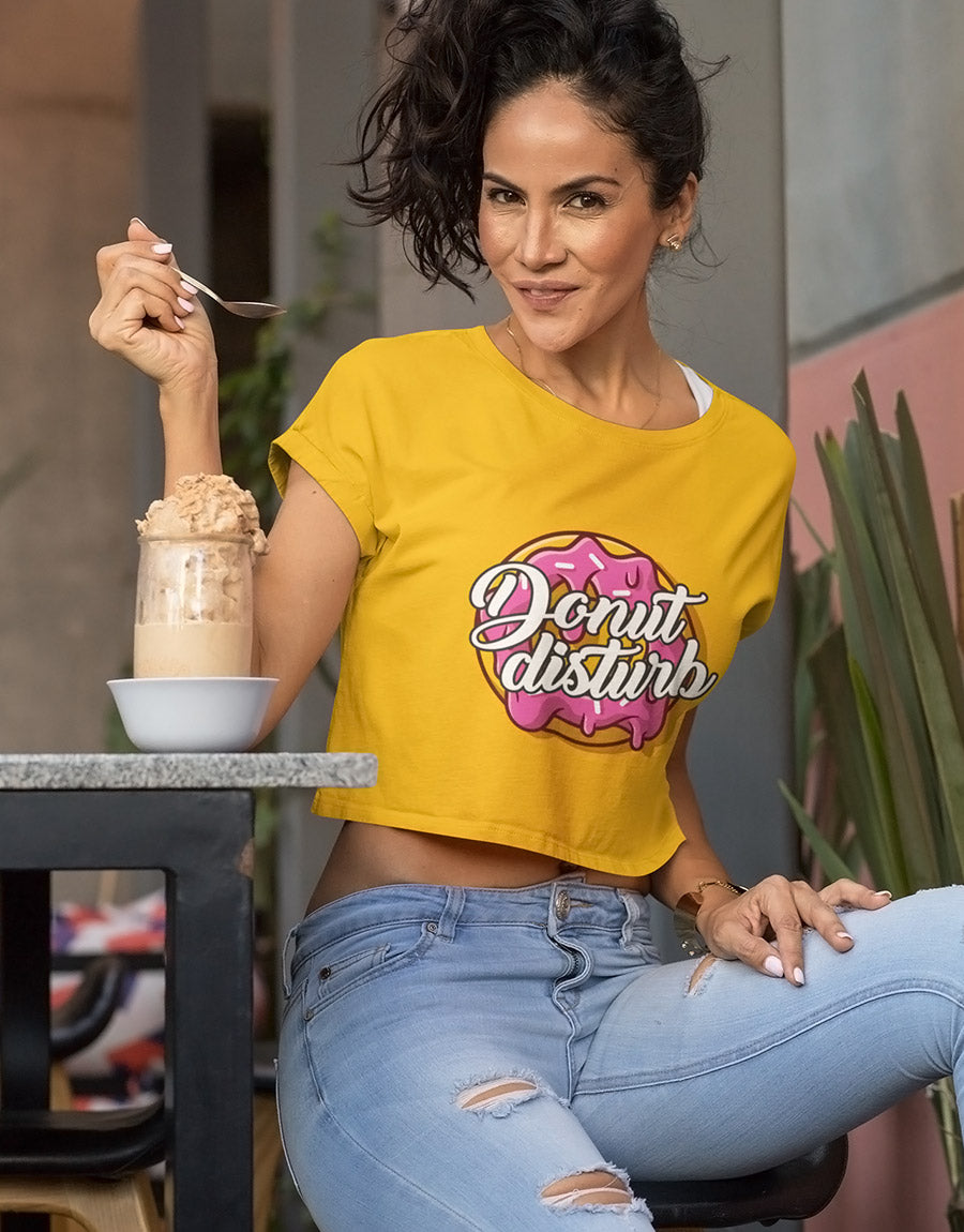 Donut Disturb Crop-Top - The Fam Store