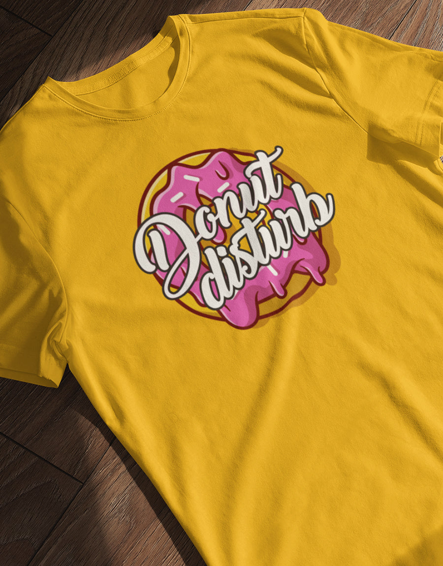 Donut Disturb - Women Round Neck T-Shirt - The Fam Store