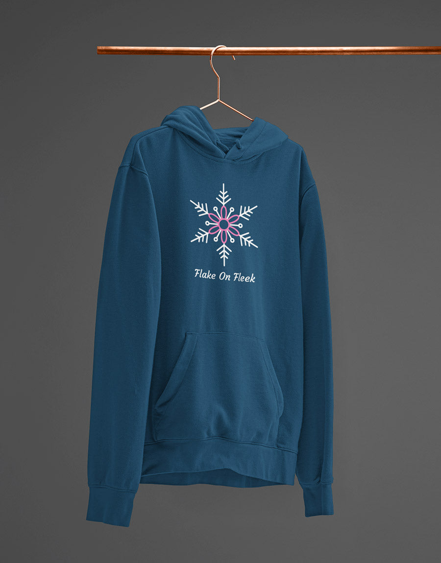 Unisex Hoodie - "Flake on Fleek" Design - Trendy & Comfortable Fit