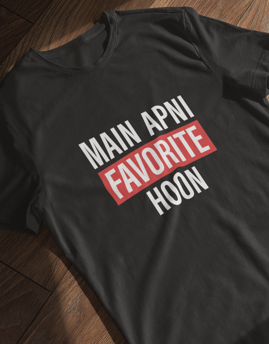 Main Apni Favorite Hoon - Women Round Neck T-Shirt - The Fam Store