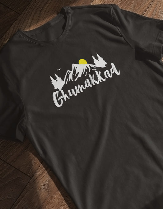 Ghumakkad - Traveler's Round Neck T-Shirt - The Fam Store