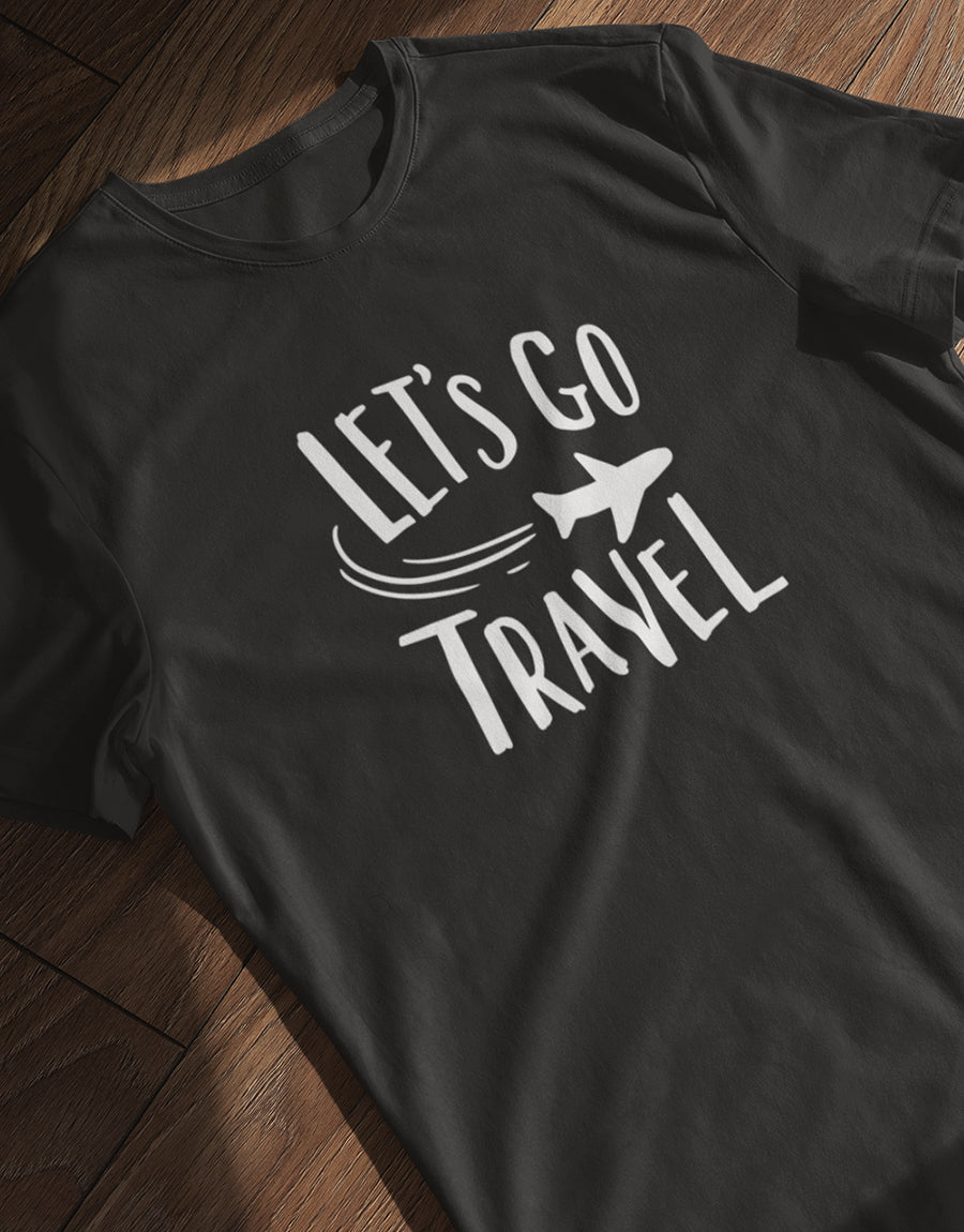 Let's Go Travel - Round Neck T-Shirt - The Fam Store