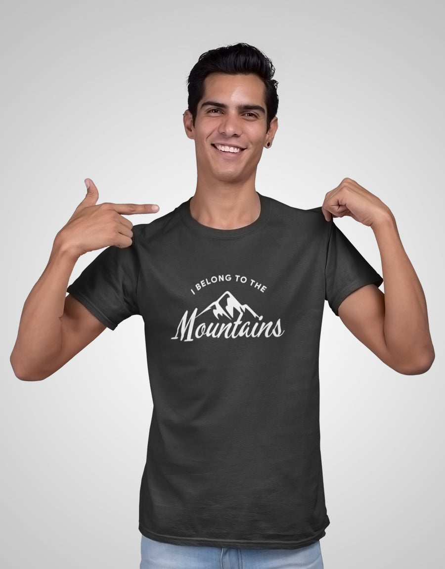 "I Belong to the Mountains" T-Shirt - Perfect for Nature Lovers