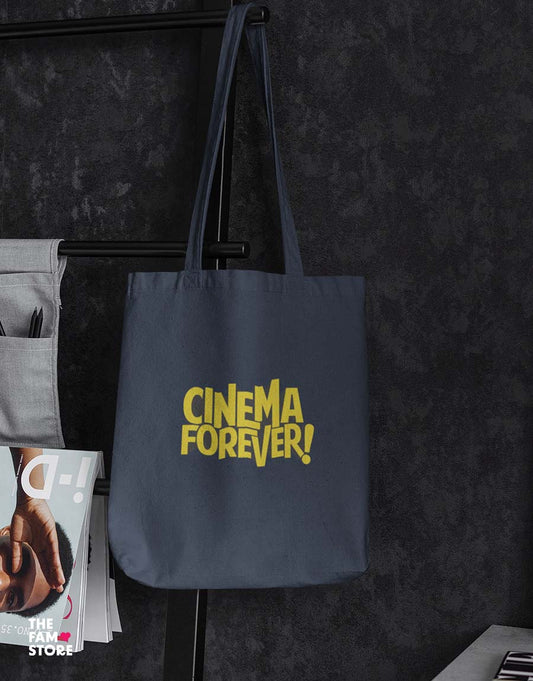 Cinema Forever - Stylish Zipper Canvas ToteBag